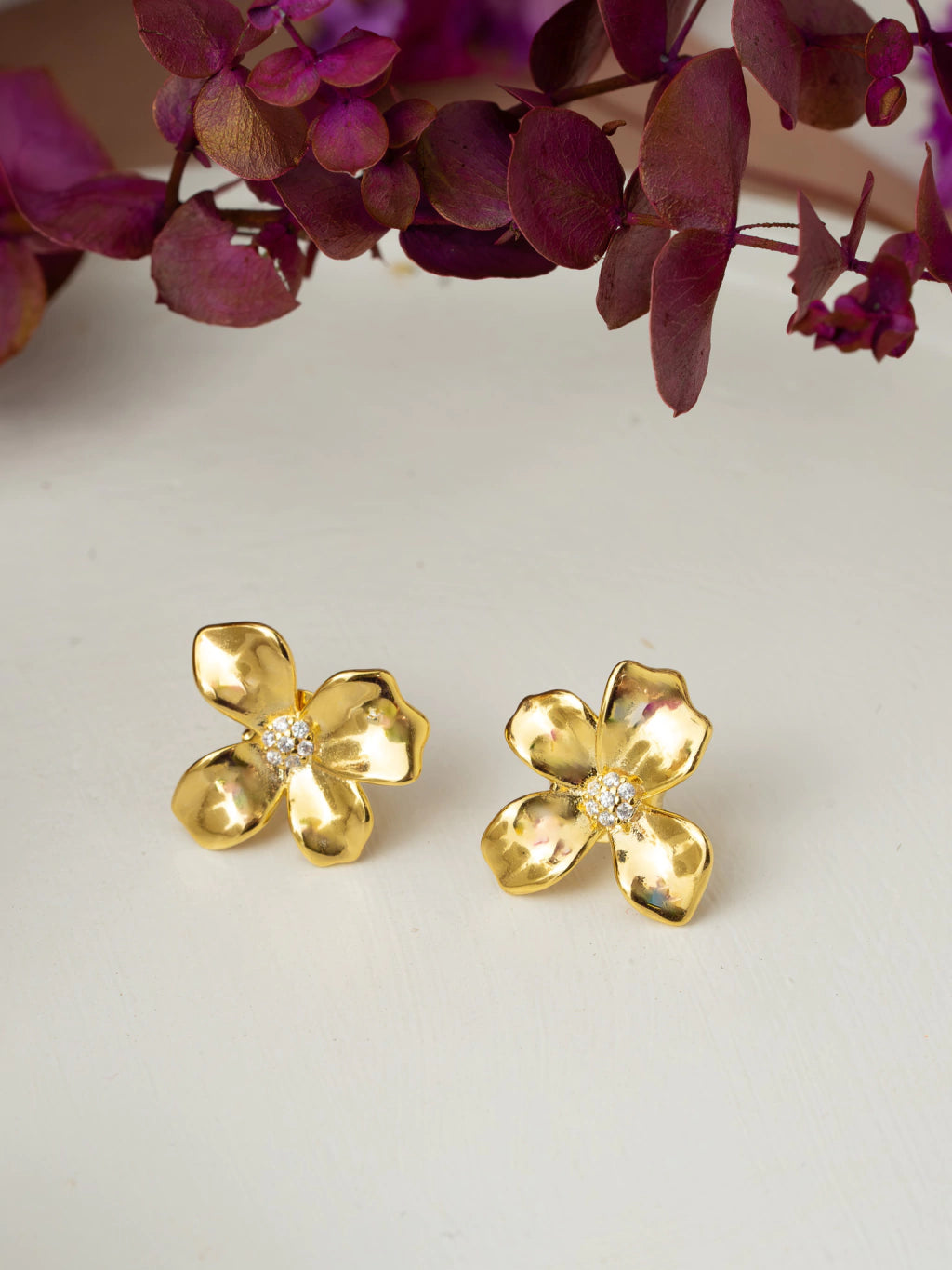 Meadow Bloom Zirconia Earrings