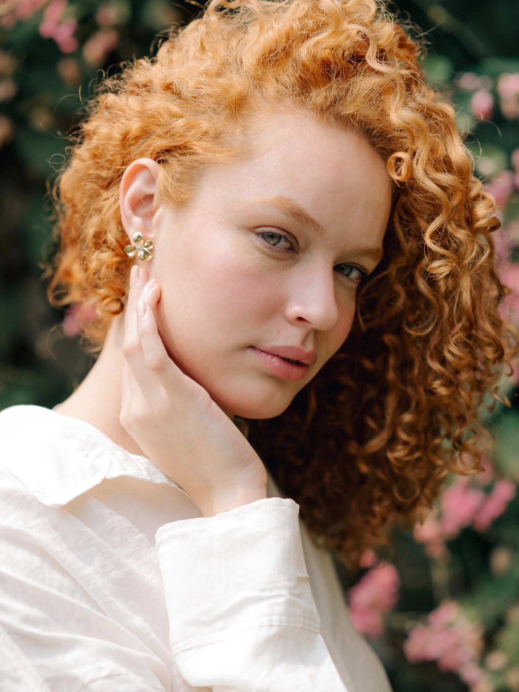 Meadow Bloom Zirconia Earrings