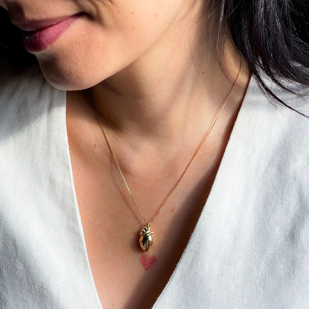 Human Heart Necklace