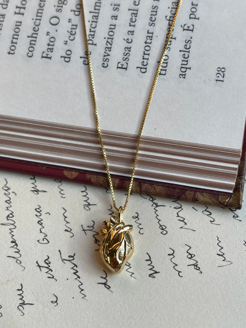 Human Heart Necklace
