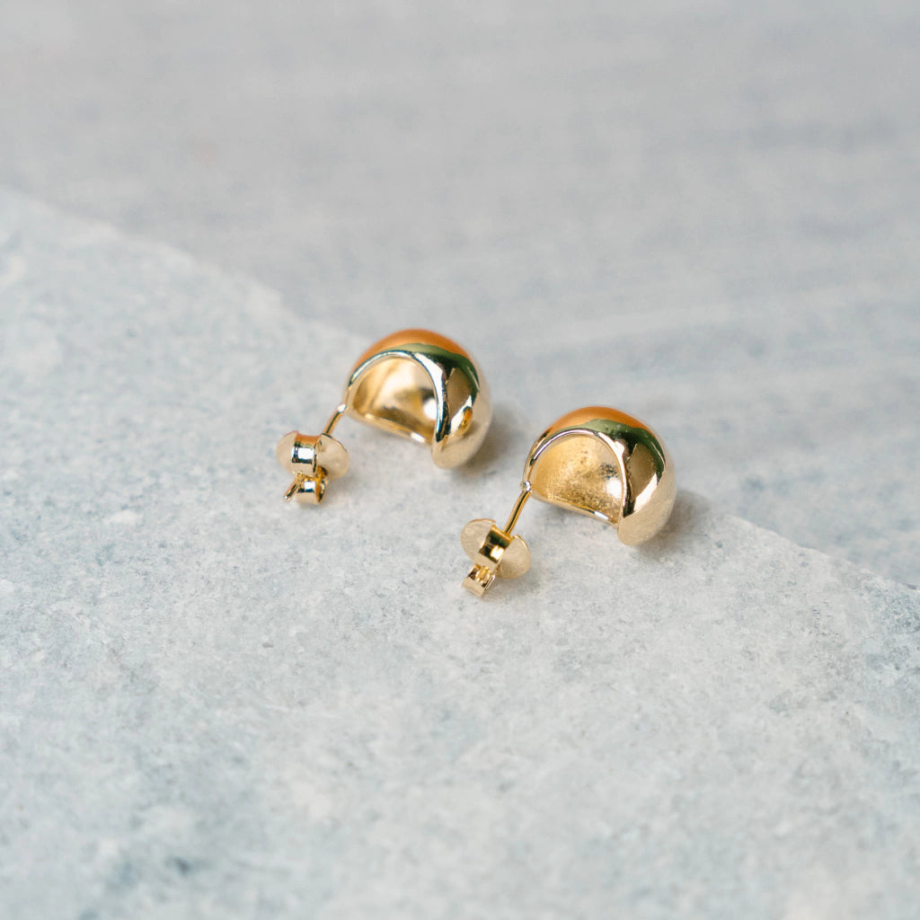 Ball Hoop Earrings