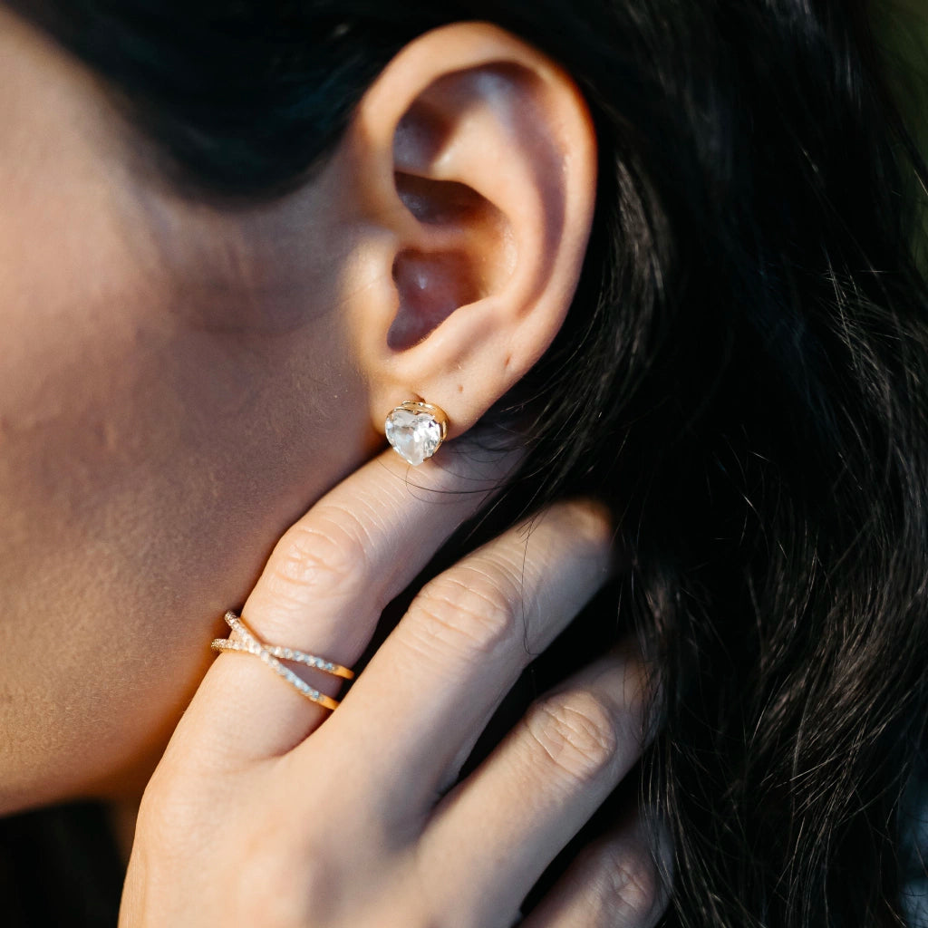 Mom's heart Earrings
